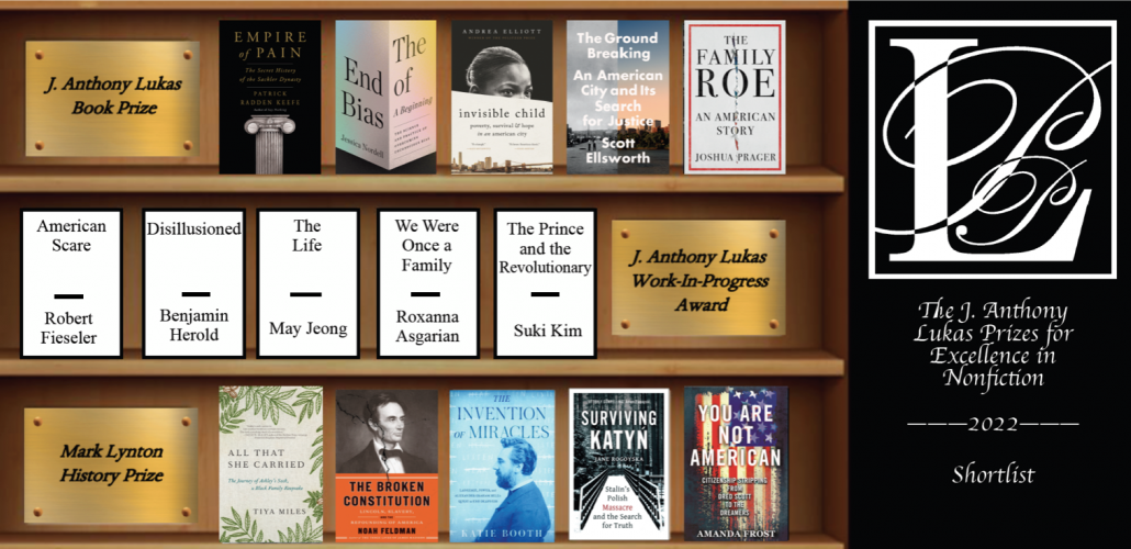 Columbia Journalism School Announces the 2022 J. Anthony Lukas Prize